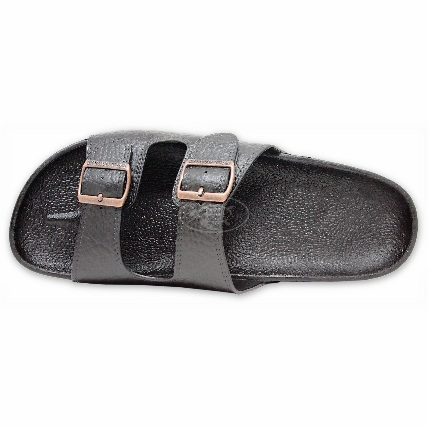 Myles Brando Leather Buckle Slide Sandals in Black | Dr. Martens